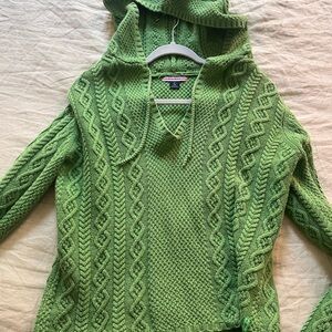 Polo Ralph Lauren Vibrant Green V-Neck Sweater